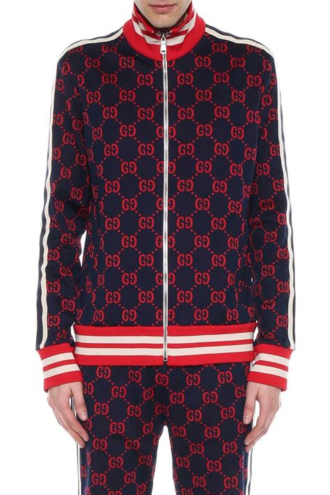 gucci zip mens hoodies on amazon|Gucci sweatsuit men's.